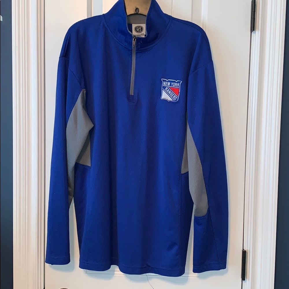 New York Rangers Quarter Zip pull-over